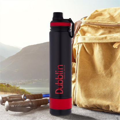 Dubblin Water Bottle Trump Steel1000 Ml Red For Unisex