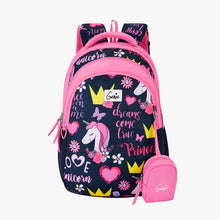 Load image into Gallery viewer, Genie Unicorn Love 20L Pink Kids Backpack With Comfortable Padding
