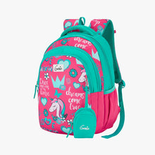 Load image into Gallery viewer, Genie Unicorn love 20L Pink Kids Backpack With Comfortable Padding
