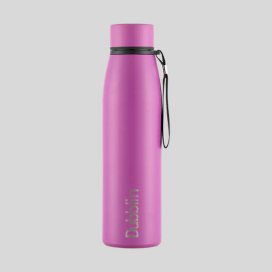 Dubblin Water Bottle Messi Steel950 Ml Purple For Unisex