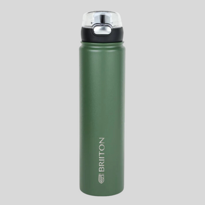 Briiton Water Bottle Titus Steel 750 Ml Green For Unisex