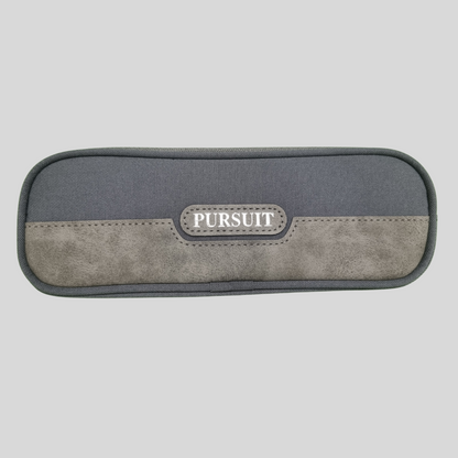 Pursuit Dual-Tone Stylish Pencil Pouch – Compact & Professional Design -Navy Blue & Grey