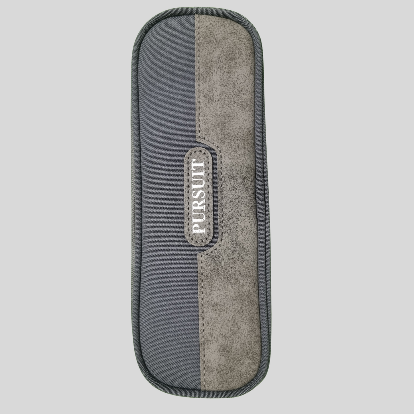 Pursuit Dual-Tone Stylish Pencil Pouch – Compact & Professional Design -Navy Blue & Grey