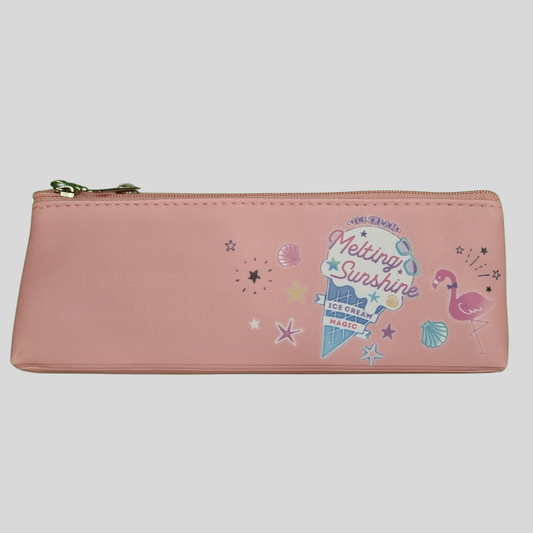 Melting Sunshine Pink Pop-Up Pencil Case