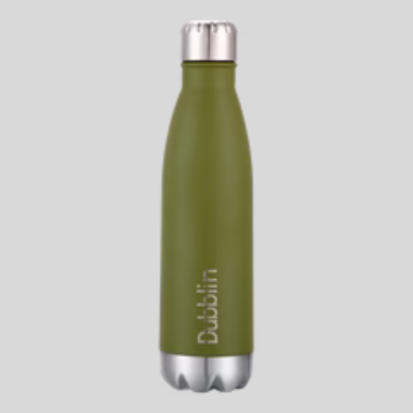 Dubblin Water Bottle Cip Cola Steel 750 Ml Green For Unisex