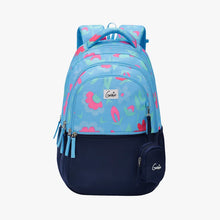 Load image into Gallery viewer, Genie Violet 27L Blue Juniors Backpack With Easy Access Pockets
