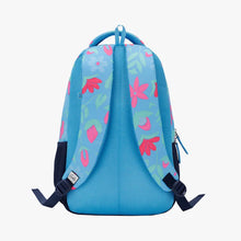 Load image into Gallery viewer, Genie Violet 27L Blue Juniors Backpack With Easy Access Pockets
