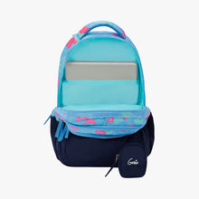 Load image into Gallery viewer, Genie Violet 27L Blue Juniors Backpack With Easy Access Pockets
