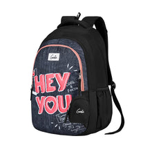 Load image into Gallery viewer, Genie You 36L Black School Backpack With Premium Fabric
