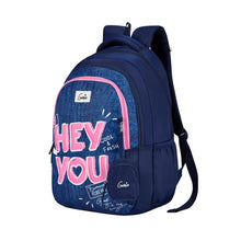 Load image into Gallery viewer, Genie You 36L Navy Blue School Backpack With Premium Fabric
