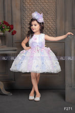 Load image into Gallery viewer, Girls Butterfly Frill Party Frock
