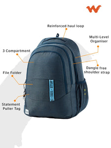 WIKI 5 Backpack 39.5 L - Illusion Navy