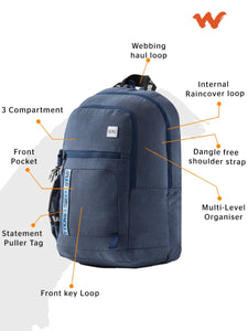 WIKI Squad 1 Backpack 30.5 L - Twill Navy