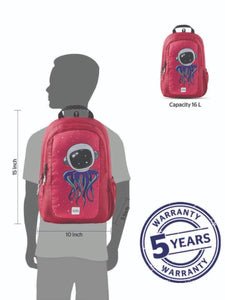 WIKI CHAMP 2 Backpack 16 L - Ocean Red