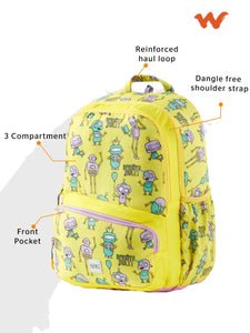 WIKI CHAMP 4 Backpack 22 L - Robot Yellow