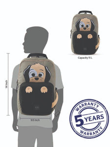 WIKI CHAMP 1 Plus Backpack 11 L - Beagle Brown