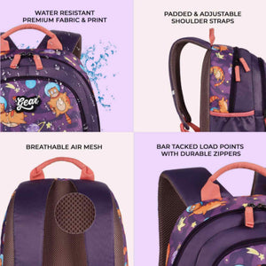 Gear Backpack ASTRO CAT 15 - Purple