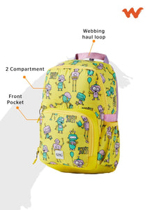 WIKI CHAMP 1 Backpack 11 L - Robot Yellow