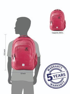 WIKI GIRL 2 Backpack 29.5 L - Cherry Red