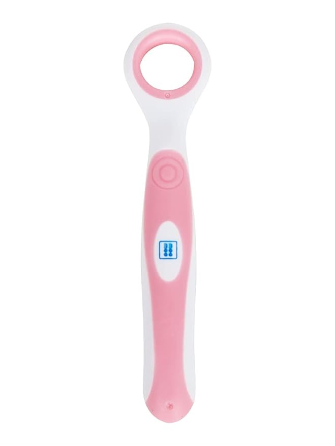 Mee Mee Baby Lap Tongue Cleaner - Light Pink