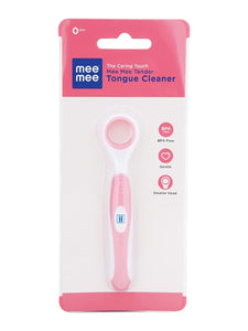 Mee Mee Baby Lap Tongue Cleaner - Light Pink