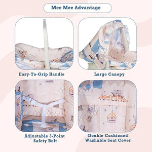 Mee Mee Cozy Baby Carry Cot - Pink