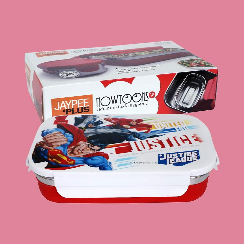 Jaypee Lunch Box Steel Nowtoons Sr 800 Ml Red For Unisex