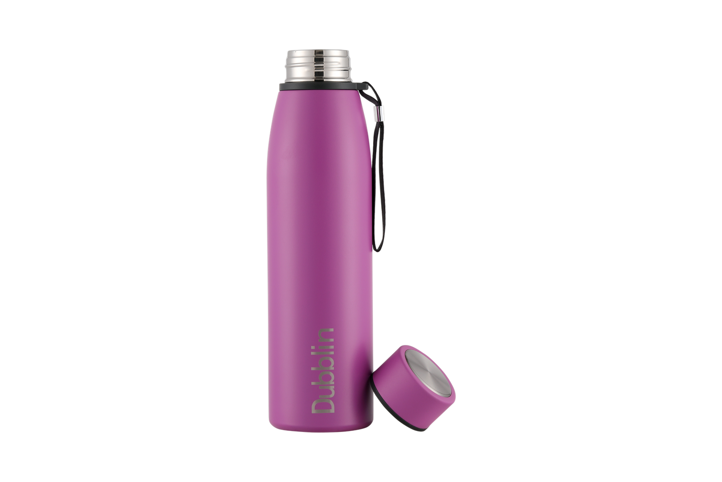 Dubblin Water Bottle Messi Steel950 Ml Purple For Unisex