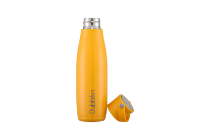 Dubblin Water Bottle Kiwi Steel 700 Ml Yellow For Unisex