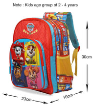 Load image into Gallery viewer, Paw Patrol 15 Ltrs Multi-Colour School Backpack (Paw Patrol All Players School Bag 30 cm)
