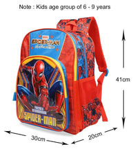 Load image into Gallery viewer, Marvel 30 Ltrs Red Blue School Backpack1
