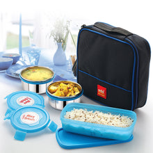 Load image into Gallery viewer, Cello Max Fresh Perfect 3 Container Lunch Box
