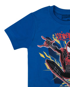 Spider Man Super Hero Blue Casual T Shirt