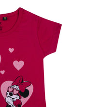 Load image into Gallery viewer, Girls Mickey and Minnie Printed Casual T Shirt
