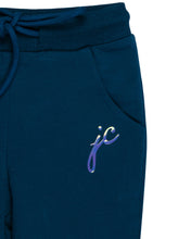 Load image into Gallery viewer, Girls Solid Blue Stretchable Capri
