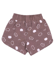 Load image into Gallery viewer, Girls Printed Brown Shorts
