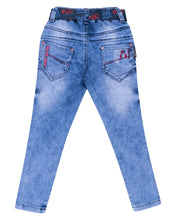 Load image into Gallery viewer, Boys Fashion Light Blue Washed Jeans
