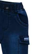 Load image into Gallery viewer, Boys Stretchable Fashion Blue Denim
